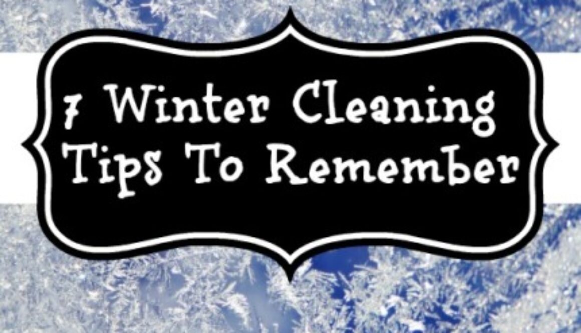 Winter Cleaning Tips