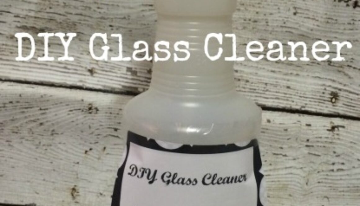 Homemade Glass Cleaner Recipe