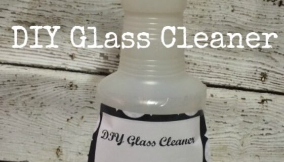 Homemade Glass Cleaner Recipe