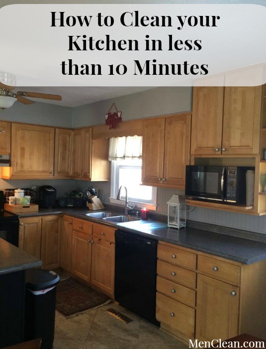 How to Clean your Kitchen in less than 10 Minutes is simple with these few tips.