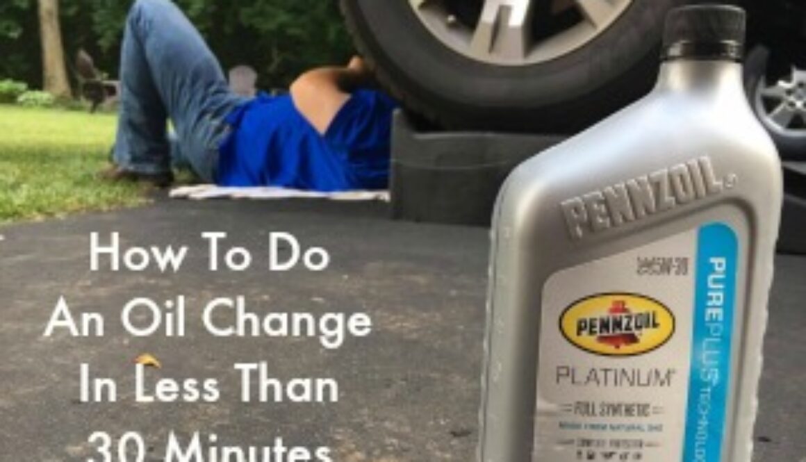 How to do an oil change in less than 30 minutes