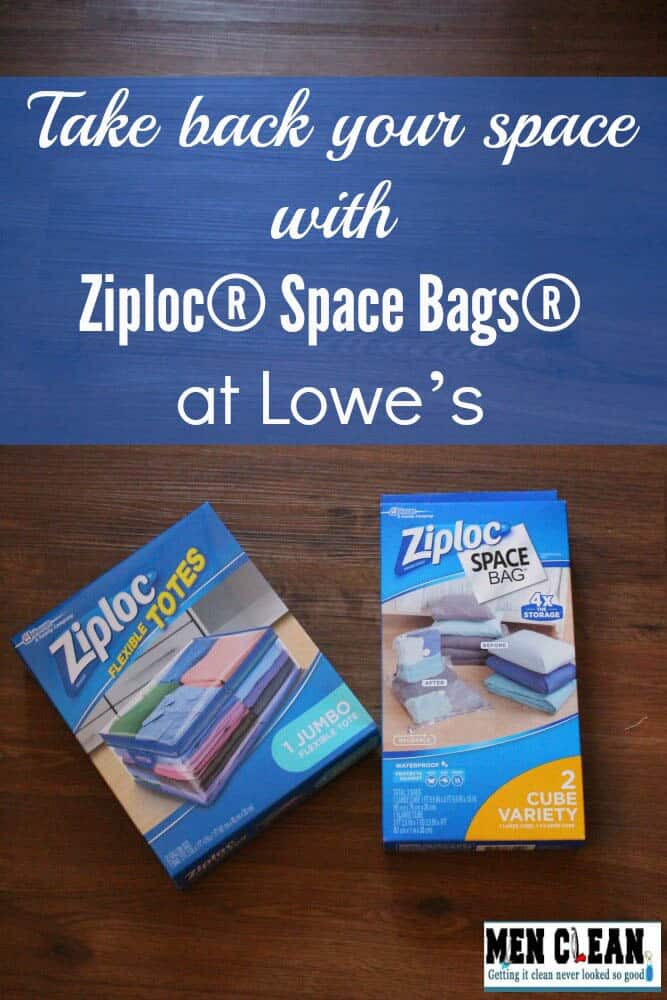Take back your space with Ziploc® Space Bags® at Lowe’s